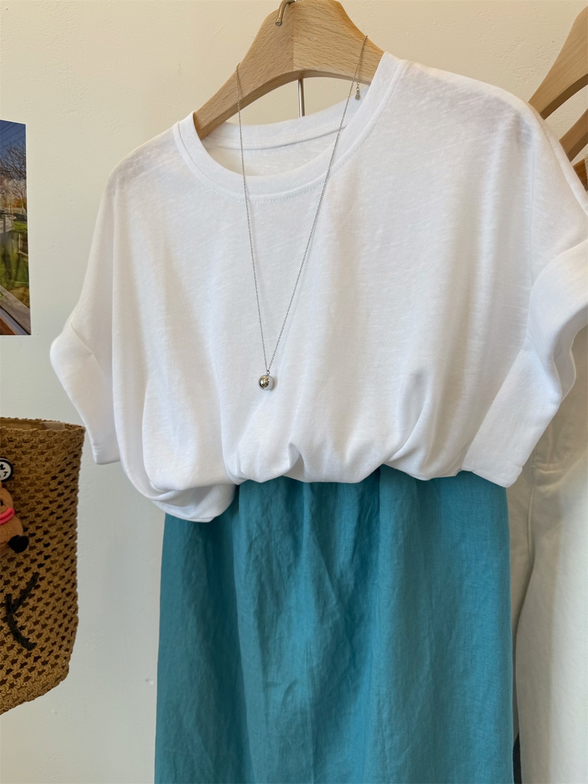 MUYANG recomendado! Camiseta de manga corta larga y manga corta con mangas enrollables y perezosas