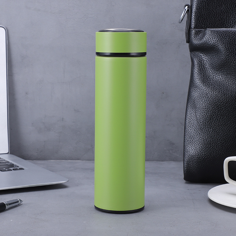 Taza de vacío LED inteligente de acero inoxidable 304, medición de temperatura, personalizada