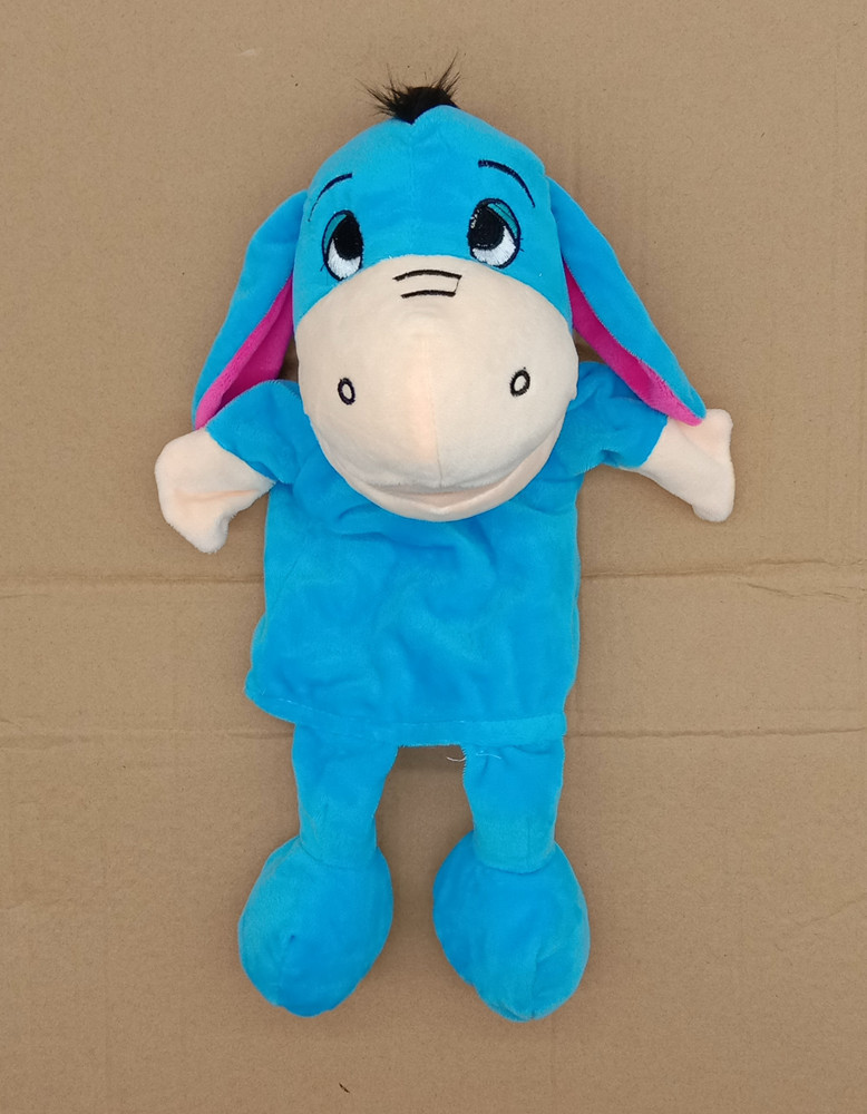 Marioneta animal León Cordero Gris Lobo Niños Bebé comodidad historia entre padres e hijos marioneta de peluche accesorios de rendimiento