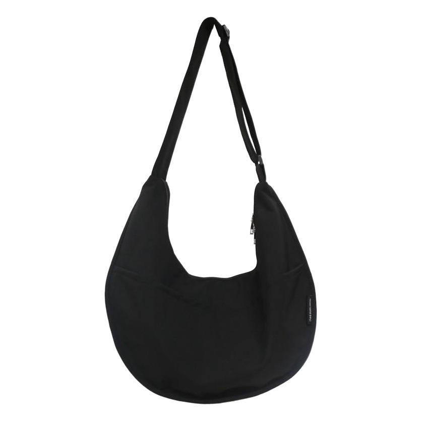 Dumpling Bag Women's 2020 New Nylon Waterproof Shoulder Bag Korean Japanese Style Simple Solid Color Large Capacity Crossbody Bag for Men