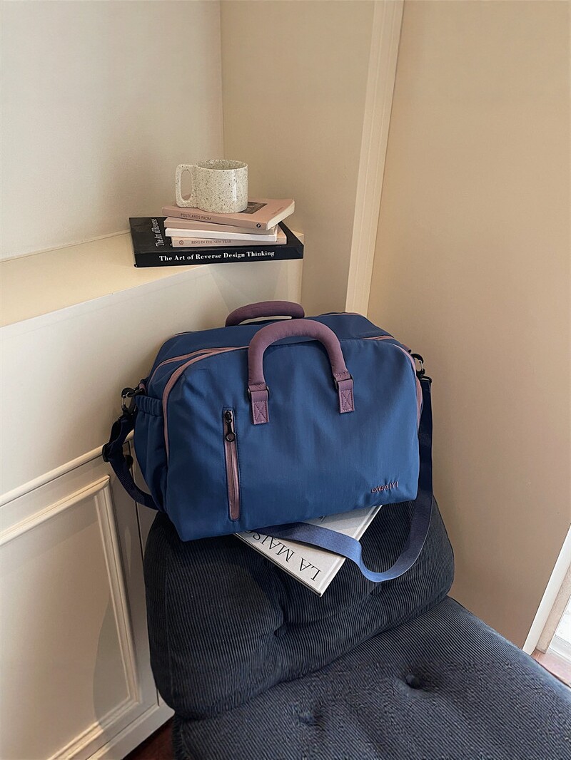 Large-Capacity Carry-On Luggage Bag for Short-Distance Business Trips, Fashionable Travel Bag, Lightweight Maternity Storage Bag, Sports and Fitness Bag