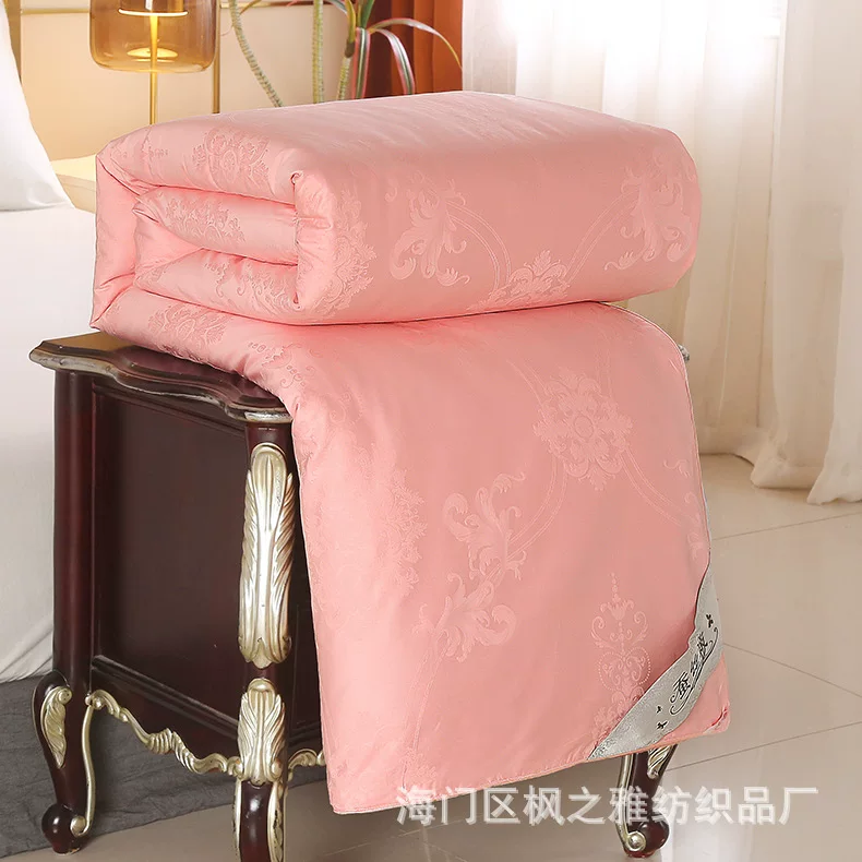 [纯棉80支被壳批发全棉内衬贡缎提花蚕丝被专用内胆套南通厂家直销]