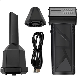 Lithium Electric Snow Blower Turbine Fan, Capable of Blowing and Vacuuming, Rechargeable Electric Handheld Blower with 140,000 Rpm, Integrated Vacuuming and Blowing Function