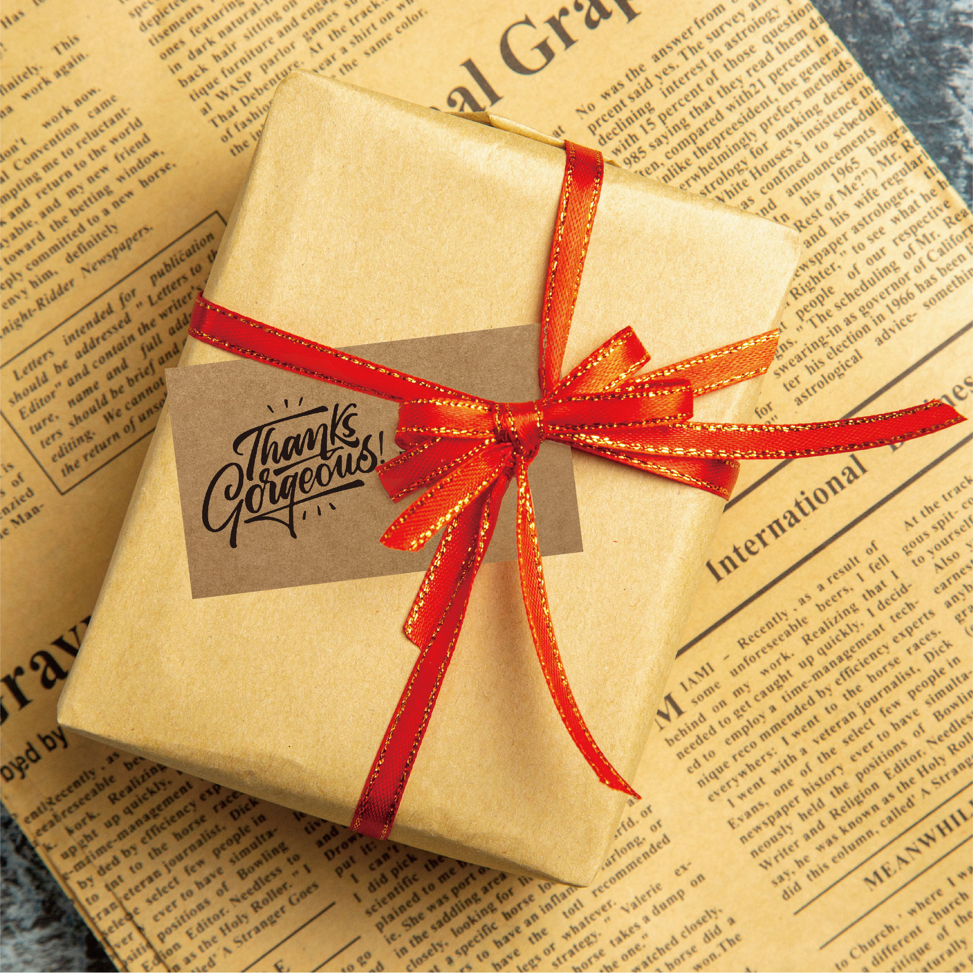 thank you 牛皮纸感谢卡 90x54mm-2024-