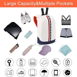 Tennis racket bag PU pick racket bag sports racket bag professional badminton racket bag tennis handbag