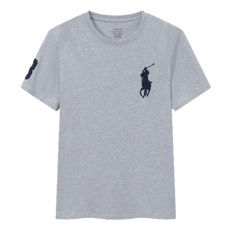 2025 Summer Men's Round-neck T-shirt Short-sleeved Slim-fit Cotton Fashionable Comfortable Top Casual All-match Pure Cotton