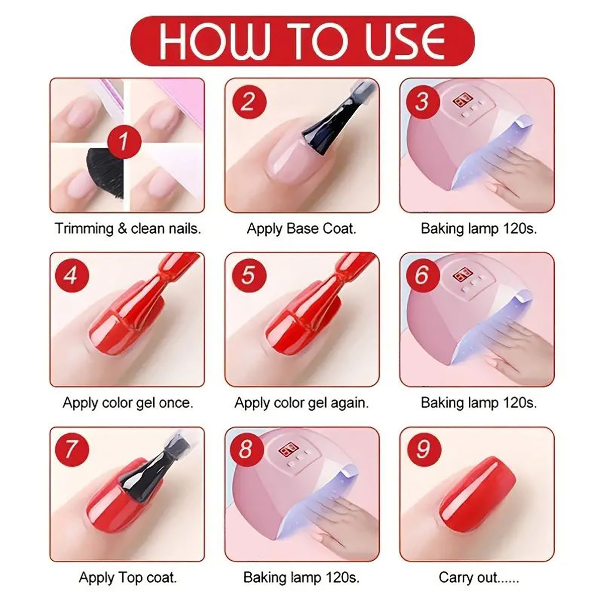 6-color nail polish glue suit popular color painted glossy cat eye UV phototherapy glue for nail salon