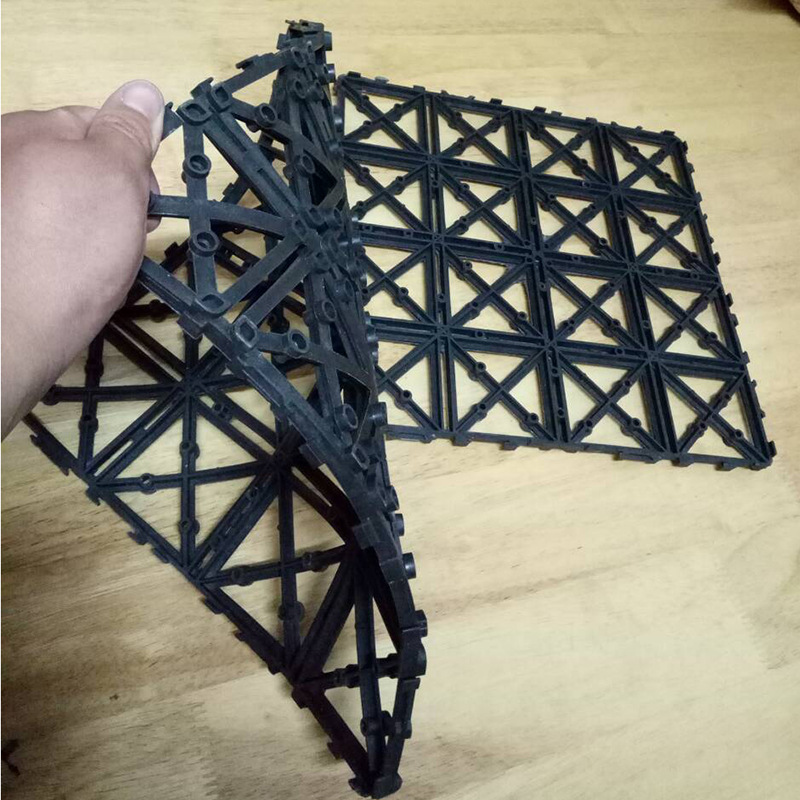 Red de plástico nuevo soporte inferior piso de madera costura de plástico hebilla accesorios fábrica al por mayor