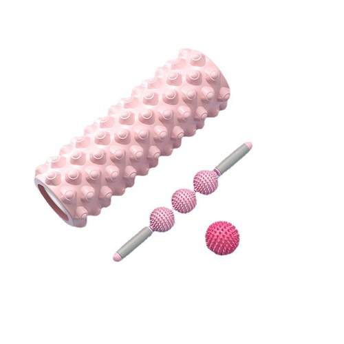 Foam Roller Muscle Relaxer Floating Foam Roller Wolf Tail Club Massage Stick Leg Roller Fitness Pole Yoga Pole