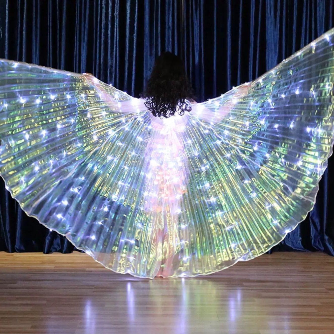 Alas LED Luminosas para Baile — Alas Brillantes para Adultos y Niños, Show y Halloween