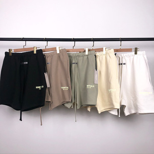 2020Fw Velvet Shorts Essentials Sweatshirt Street Fashion Brand Fleece-Lined Shorts Cross-Border Hot Sale
