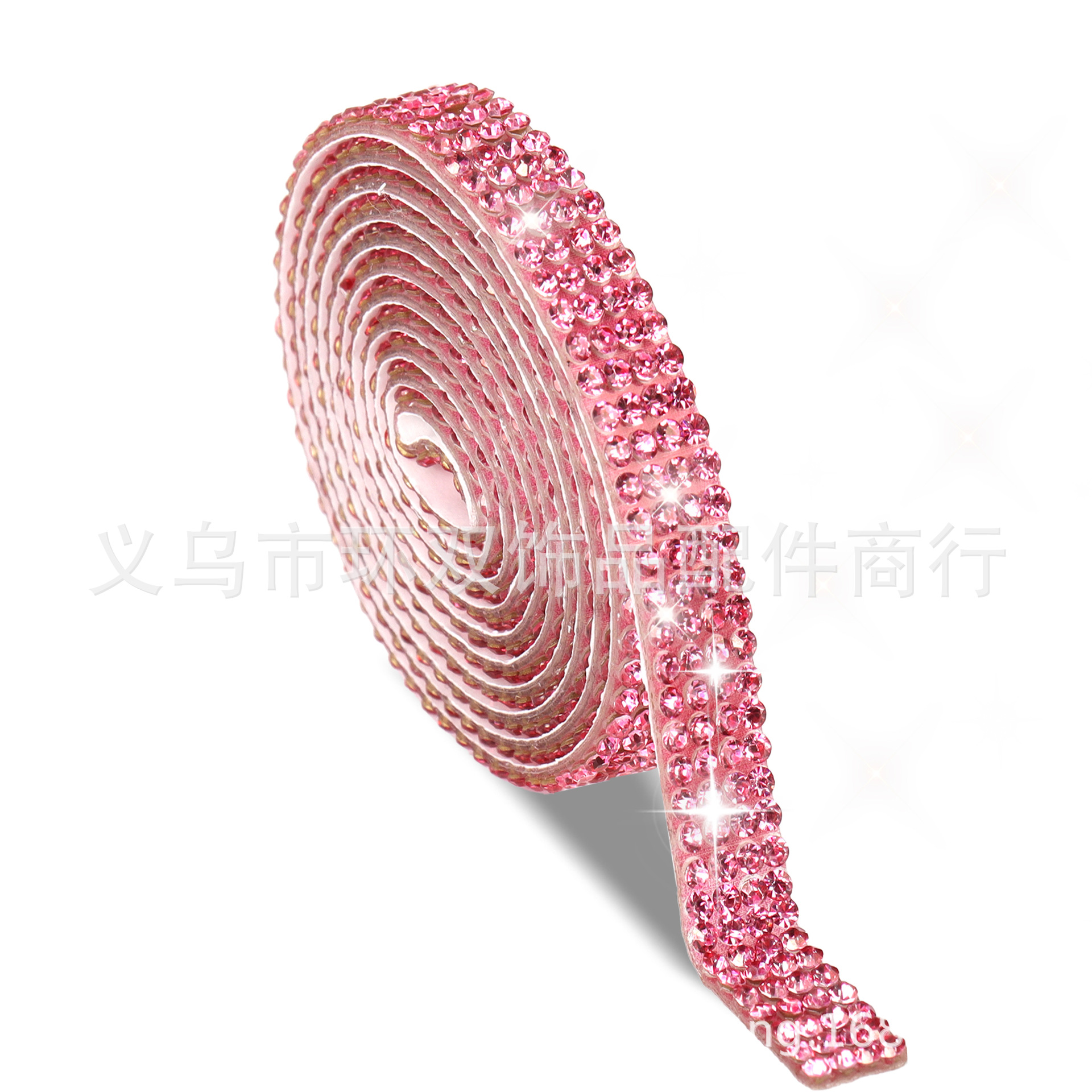 Código adhesivo de diamante de cristal, tira de diamantes de imitación, pegatinas de diamantes de flash autoadhesivas, accesorios de joyería, cinta de perforación autoadhesiva de bricolaje, accesorios de vestir image 11