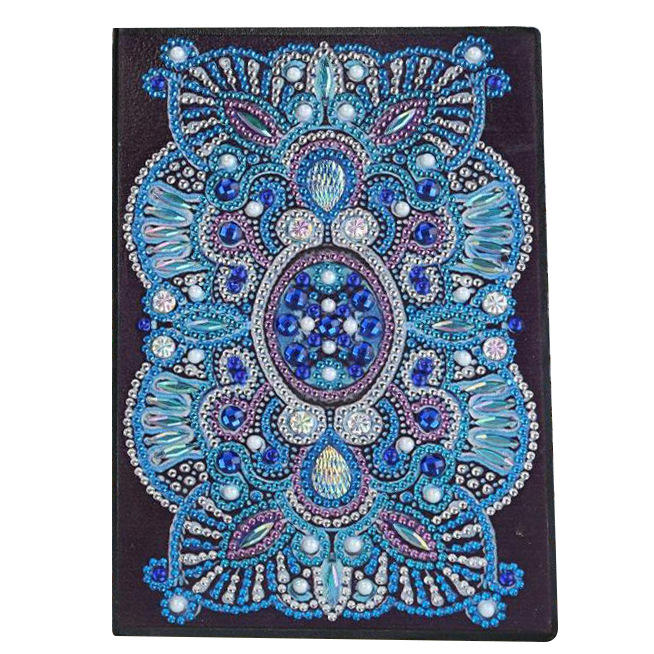 Cuaderno de dibujo de diamantes transfronterizos 5d punto diámetro pintura pegatinas de sexo opuesto mariposa DIY manual cuaderno de notas de cristal