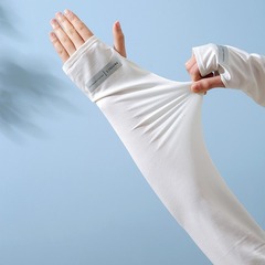 冰袖 女款開車防曬袖套防紫外線男士騎行手套夏季男款冰絲手臂套