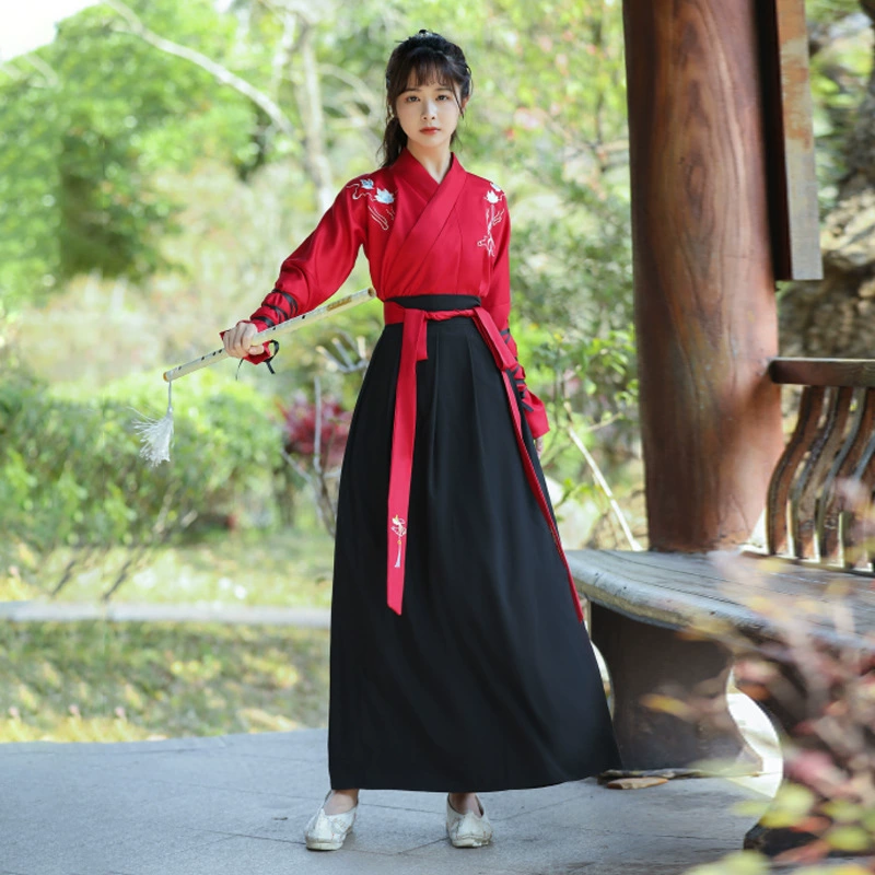 Genuine Hanfu for students, plus size, Chinese style
