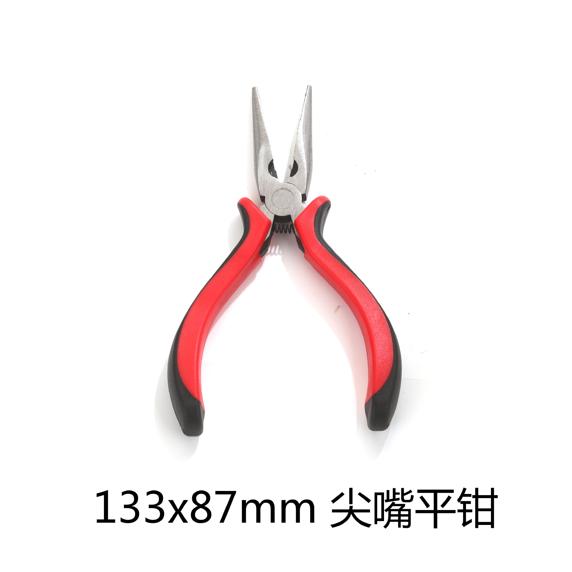 Pinzas hechas a mano bricolaje, pinzas de boca redonda con aguja curva, nuevas pinzas de punta fina de boca plana coreana, buena dureza, acero para muelles