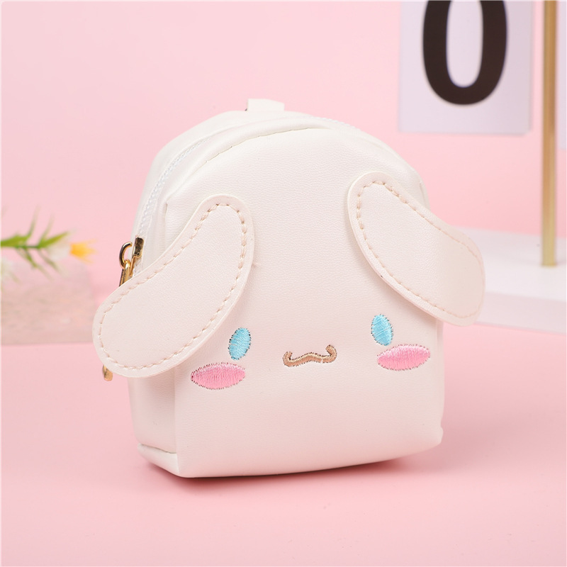 Coreano ins chica corazón de dibujos animados bolso de cambio Kuro mini bolso tipo bolsa de monedas auriculares bolsa de llaves