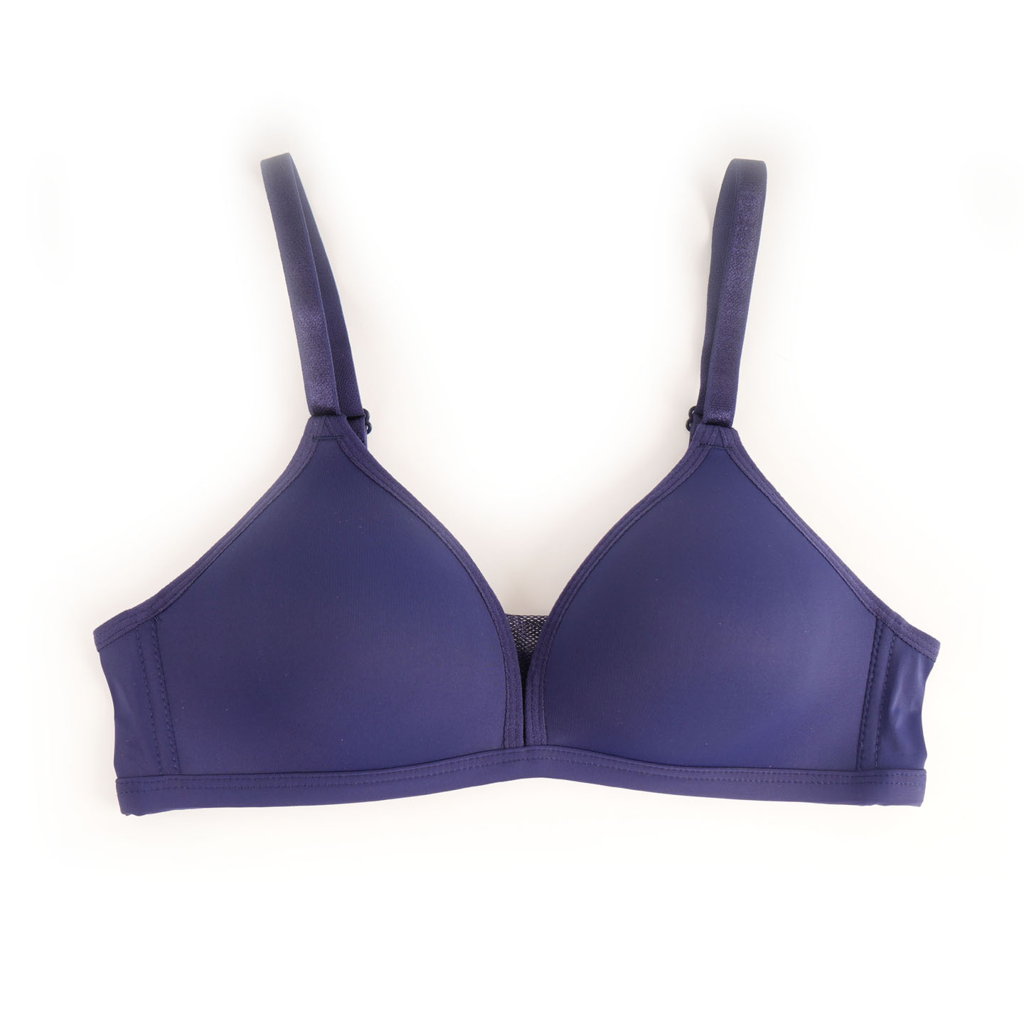 Fábrica de Shantou en stock sin anillo de acero brillante sin marcas sujetador damas soporte de ropa interior cómoda sujetador anti-caída