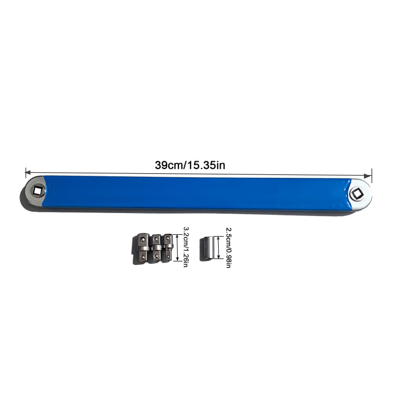15インチ延长レンチ3/8多机能両用レンチ交换可能口金コンフォーメーションWrench|undefined