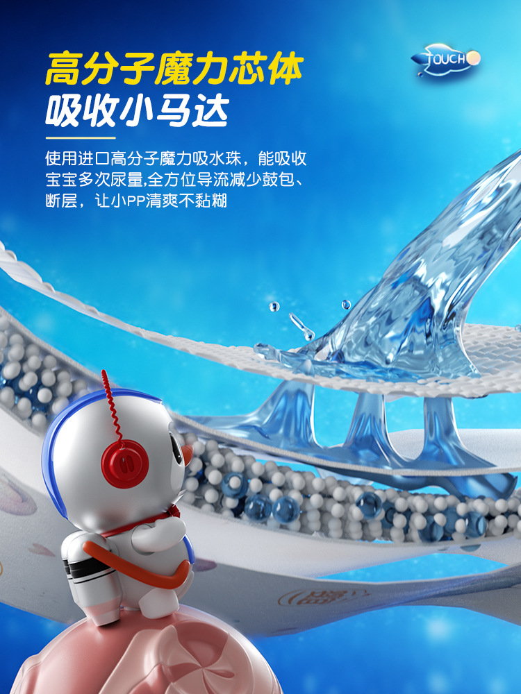 Yiyin Dream Home Ultra-Thin Breathable Baby Diaper One-Size Potty Training Pants for Boys and Girls