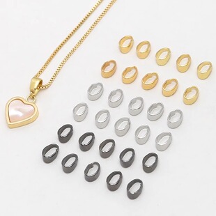 Necklace Pendant Melon Buckle Copper Gold Plated Color Pendant Buckle Pendant Buckle Accessories Clip Pendant Jewelry Material Buckle