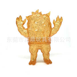 日本Sosufi油炉公仔摆件  搪胶PVC透明公仔玩偶