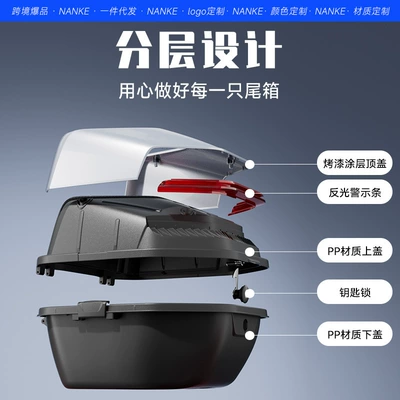 Electric Vehicle Rear Trunk: Electric car tail box