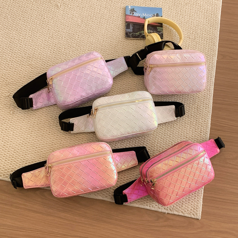 Bolsa de cintura de mujer de color fresco, bolso de pecho mini exquisito, bolso de maquillaje ligero, 2026 nuevo bolso de almacenamiento