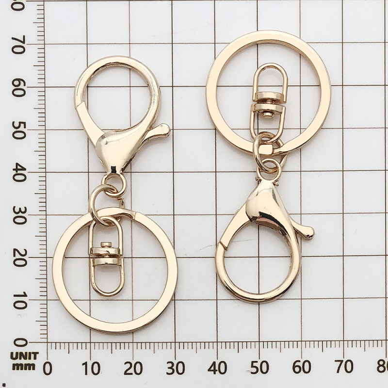 1 個 25/30 ミリメートルキーリングチェーンマルチカラーオプションキーホルダー鉄キーリング diy 基本ジュエリーアクセサリー|undefined