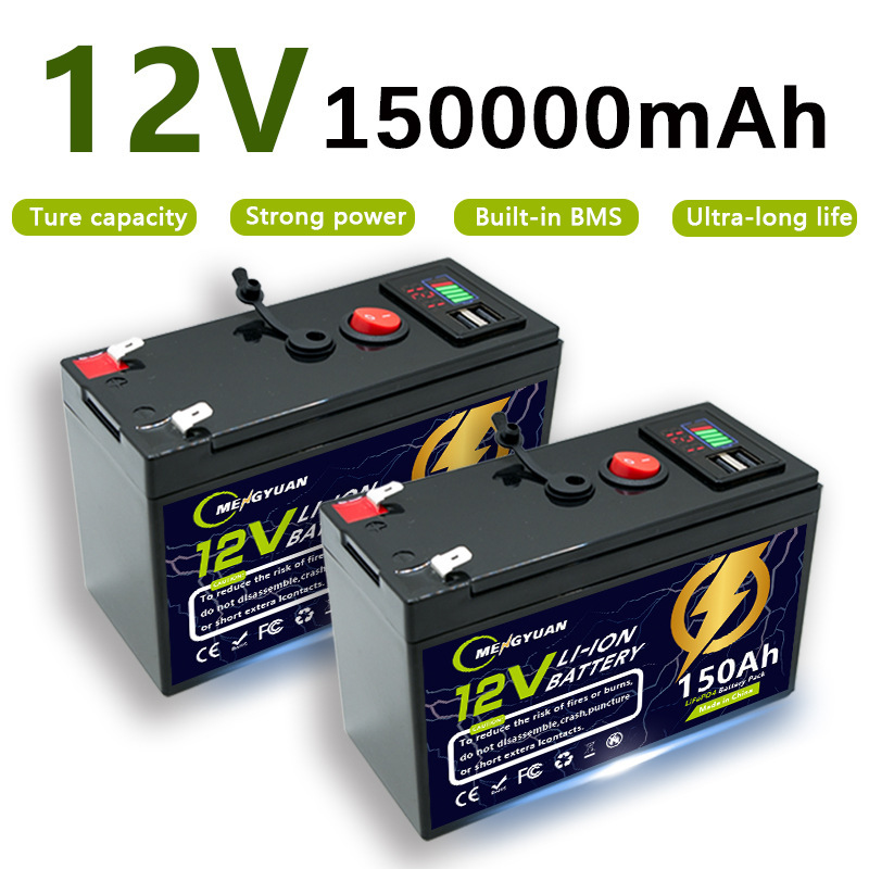 12V 18650 3S7P Assembled Lithium-Ion Plastic Case Battery, Rechargeable with Power Display and USB Interface
