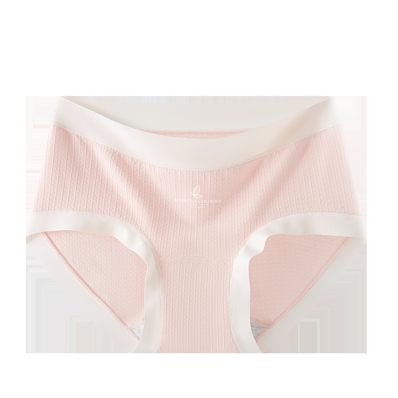 Calzoncillos de entrepierna alargada Calzoncillos de color de contraste de entrepierna antibacteriana de grado 10A Calzoncillos de cintura media transpirables para niñas