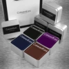 Black purple blue brown gift box