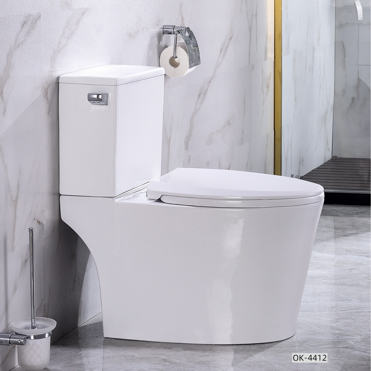 Inodoro Sifónico de Cerámica de Alta Temperatura para Baño
