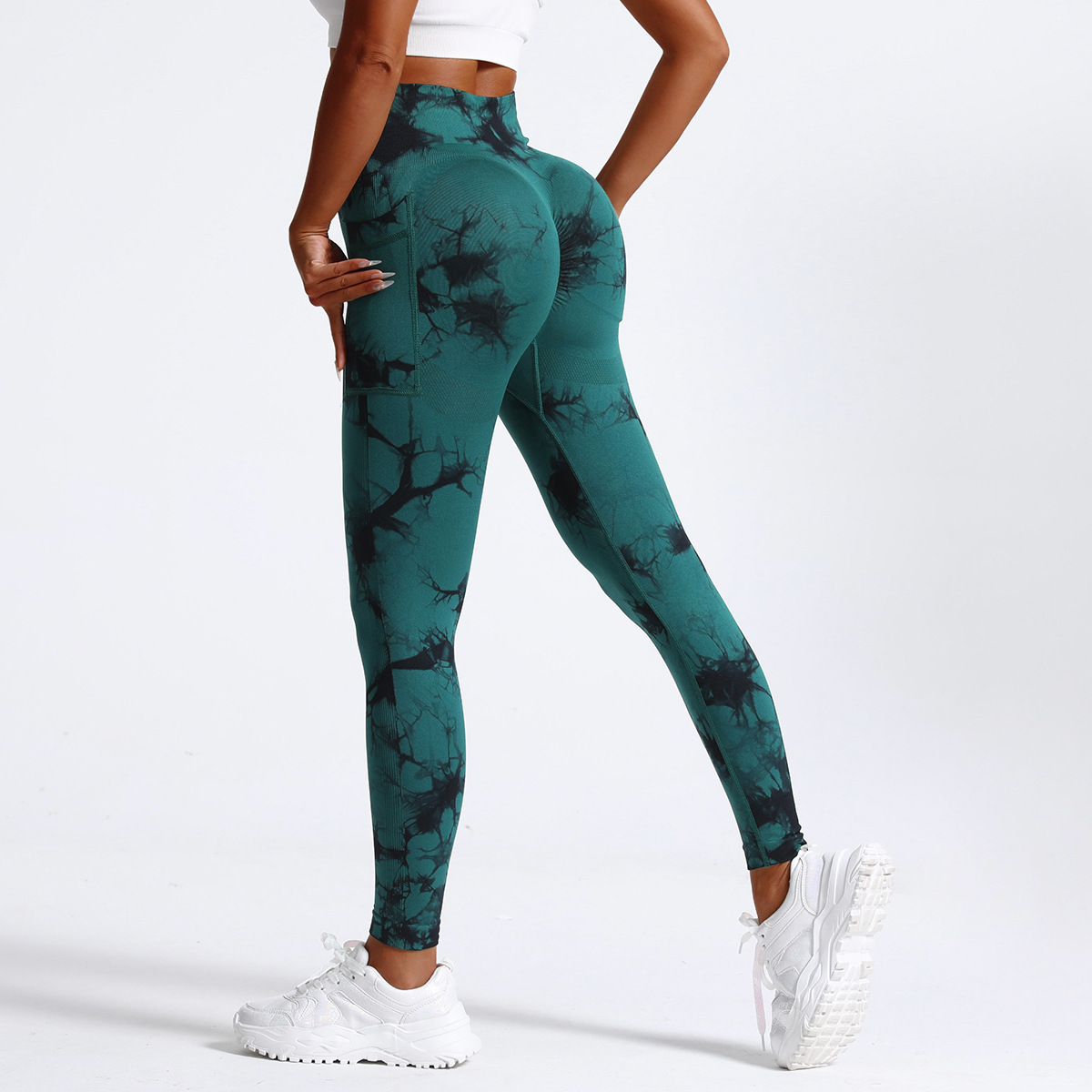 Tie - Dye negro y verde
