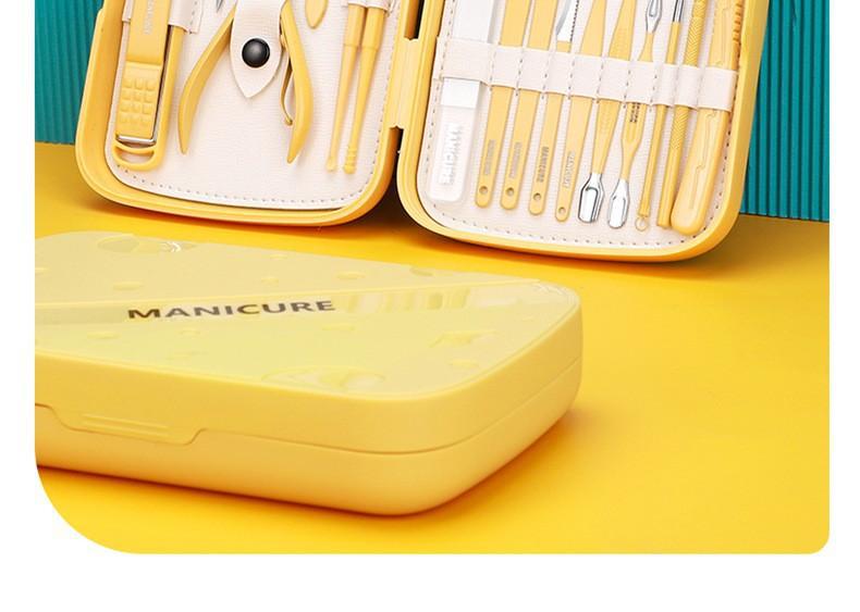 German nail care set, slant cut, professional, boxed