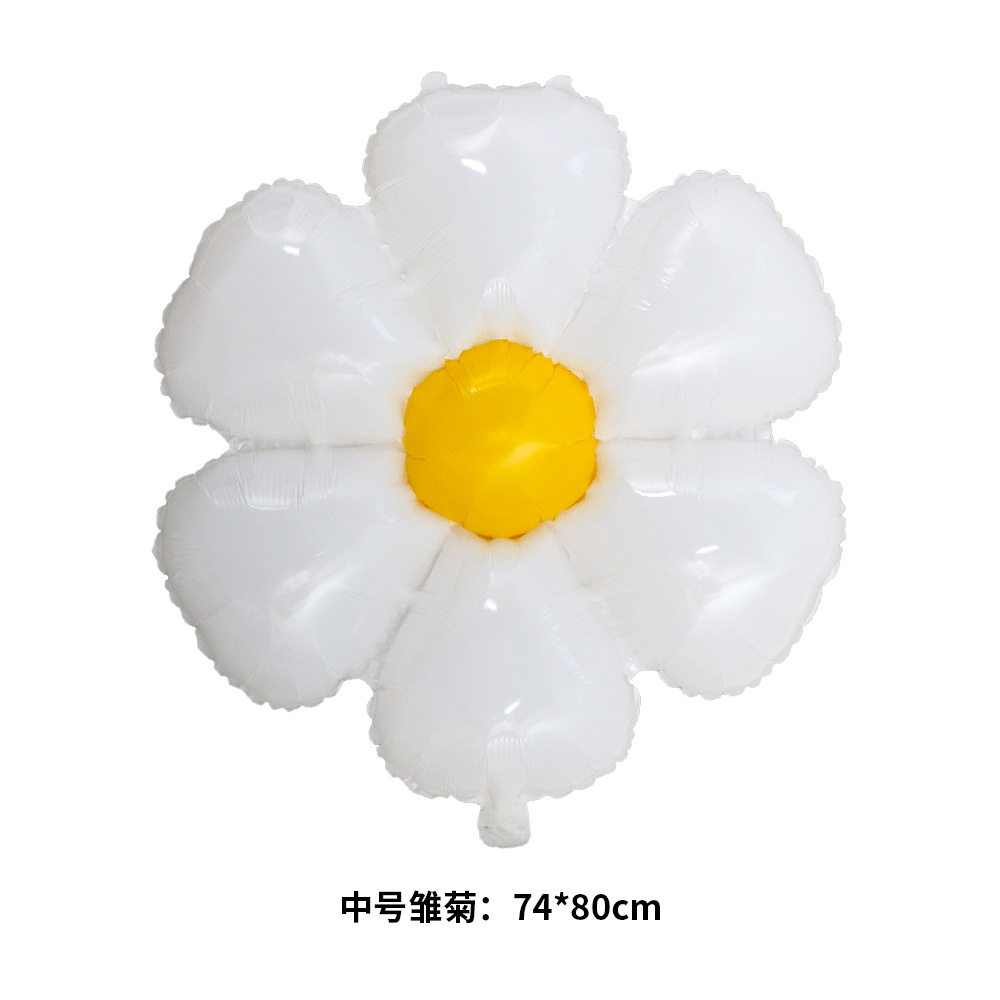 笑脸雏菊气球-中号雏菊