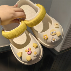 New Mary Jane Candy Flower Croc Shoe Flower Removable DIY Strap Color Matching Sweet Macaron