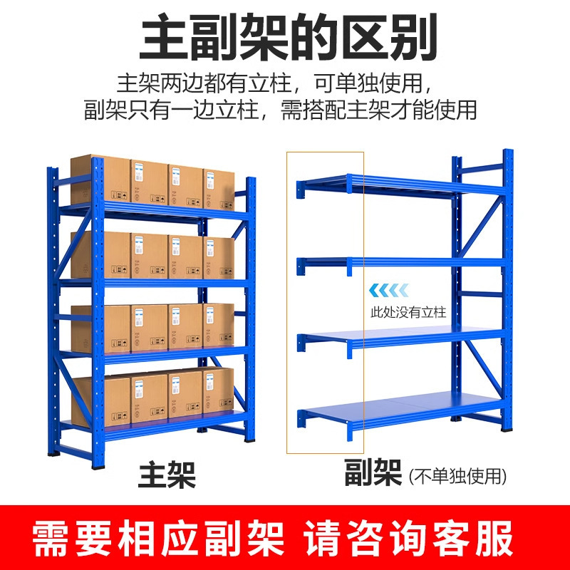 1米5高多层矮货架两层三层新款置物架收纳架储物家用仓储五金仓库|undefined