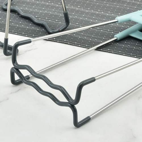 Stainless steel dish clamp kitchen household gadgets practical bowl clamp anti-slip plate clamp thickened plate clamp