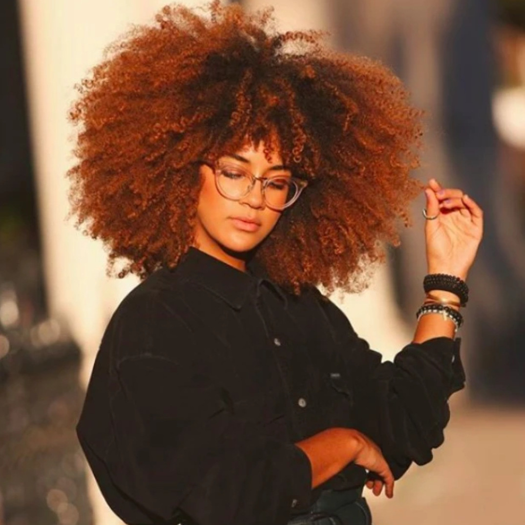 爆炸头假发hair欧美假发女短发非洲小卷假发玫瑰网化纤全头套Wigs|ms