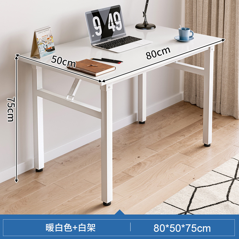 Mesa plegable, mesa para manicura, mesa de comedor sencilla, escritorio para computadora en casa, mesa larga, escritorio de entrenamiento, escritorio para casa de alquiler.