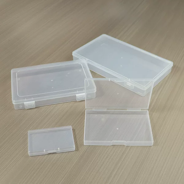 Transparent plastic packaging box hardware tools sample display box parts packaging box accessories finishing card storage box