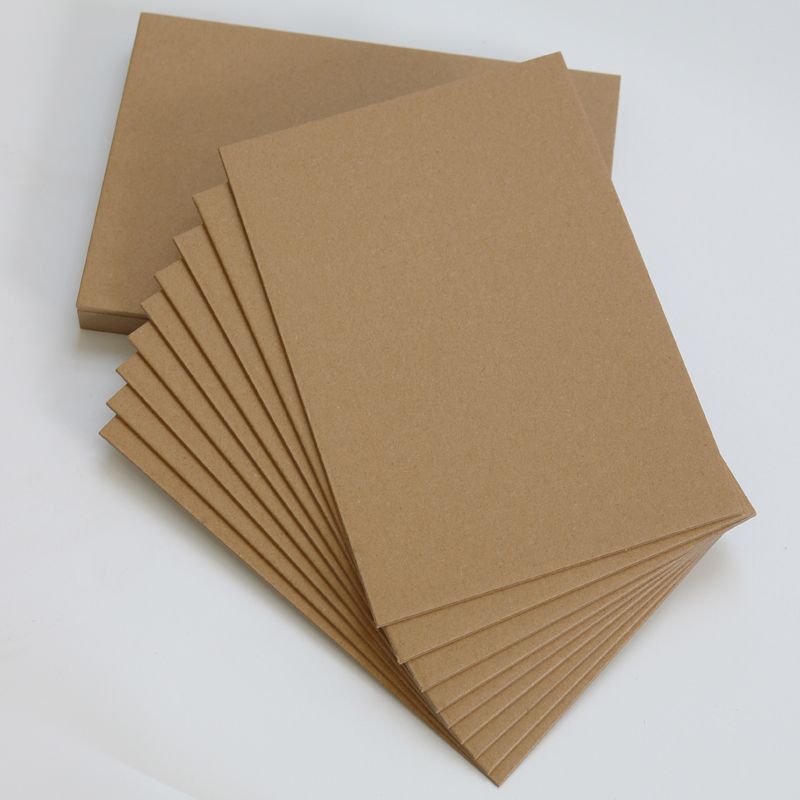 牛皮纸板A4超硬纸板双面牛卡纸高级手工DIY2.5毫米仿木背板