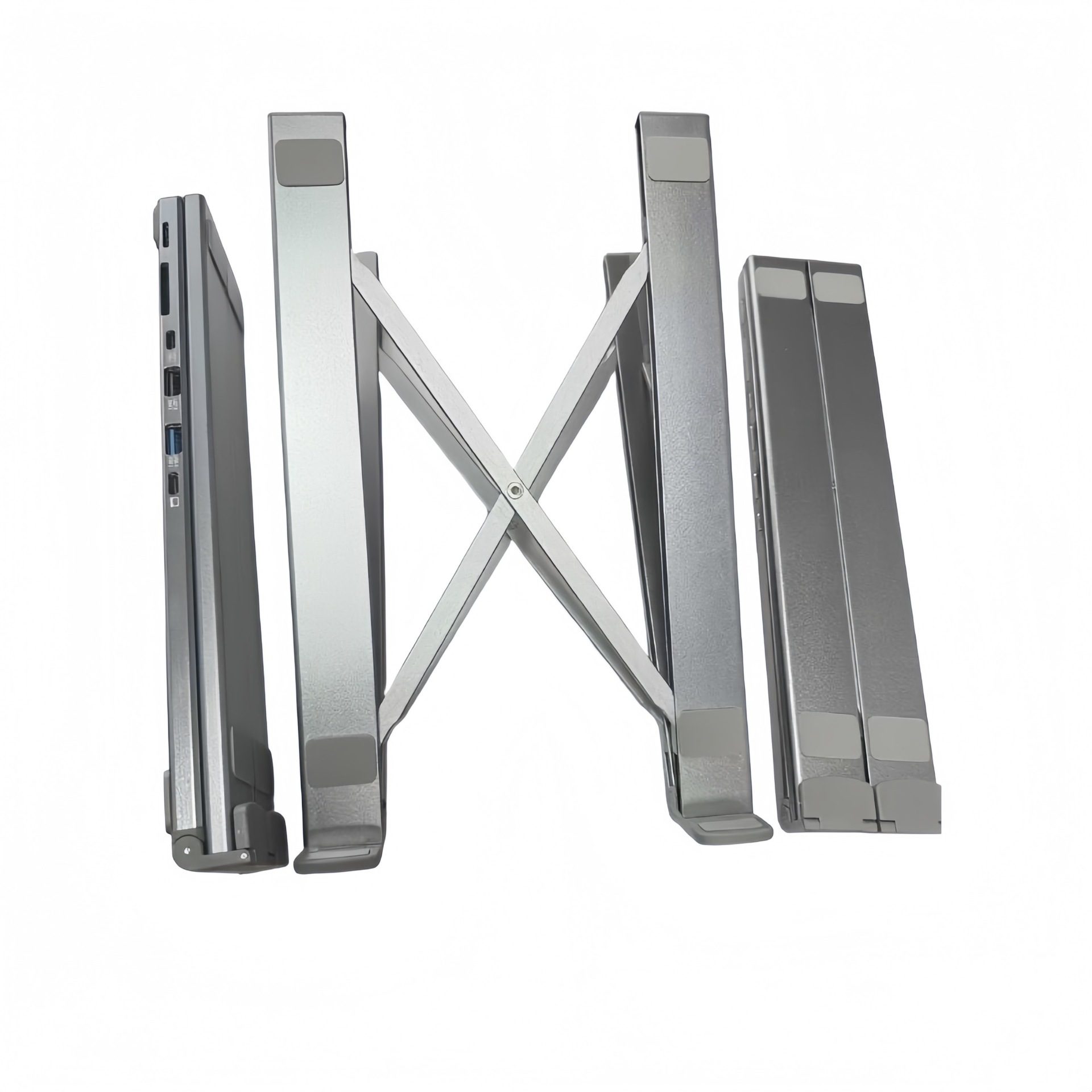 Dock typec multifunción portátil Dock Desktop Stand plegable portátil adaptador USB image 6