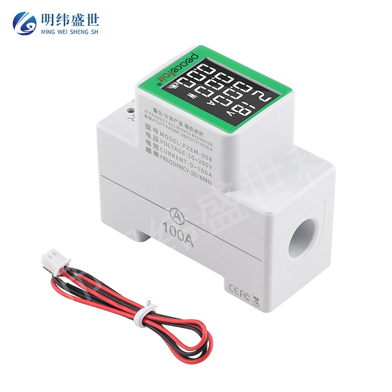 Цифровой дисплей переменного тока многофункциональный измеритель напряжения Амперметр AC50-300V/100A тестер электроэнергии