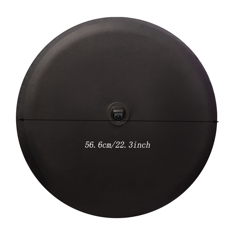 Cross-border special JEEP Jeep Wrangler with camera hole black spare tire cover waterproof PU leather special modification boutique