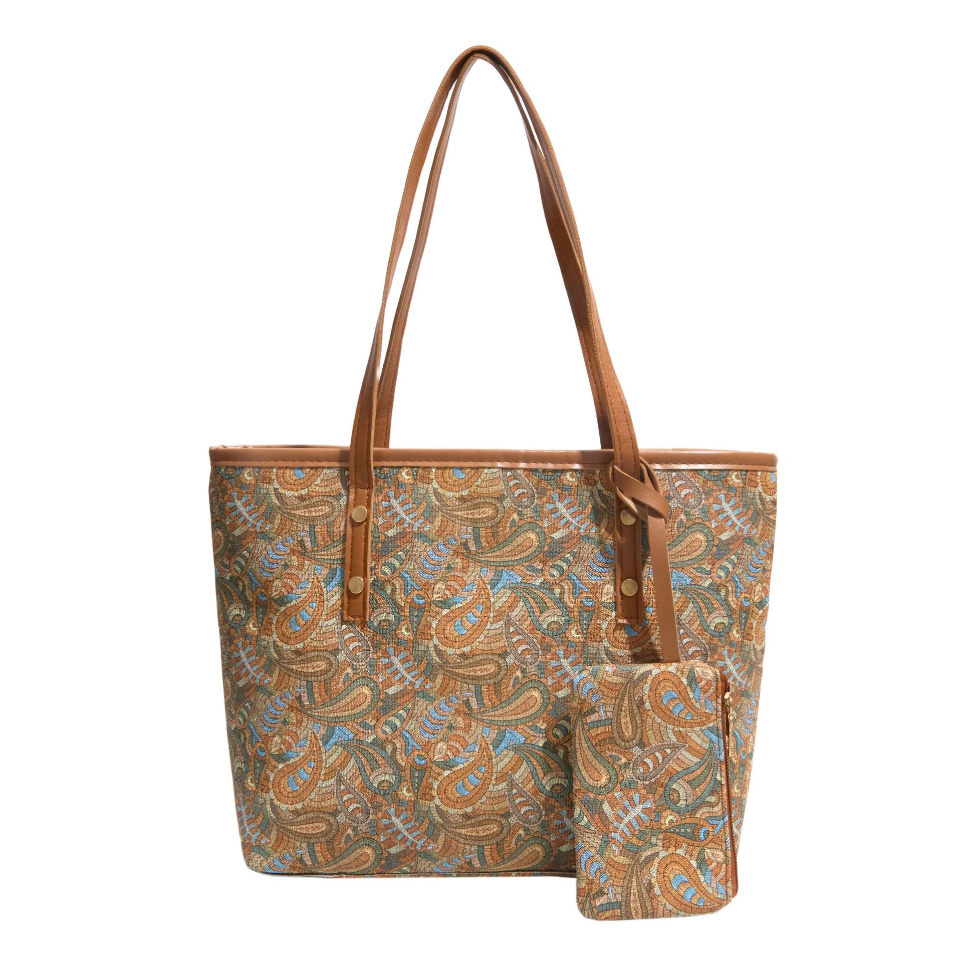 Bolso de venta caliente 2026 nuevo retrógrado impresión bolso especial de mujer gran capacidad de viaje bolso de hombro bolso de mano de alta calidad