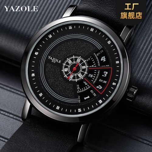 Yazole 509 cross-border fashion turntable watch men's waterproof men's quartz watch men's watch wholesale