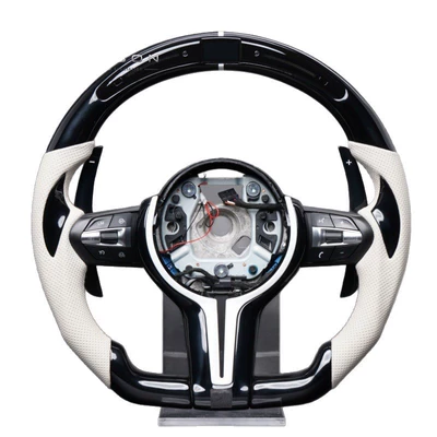 Steering wheel – Bmw Painted White Perforated