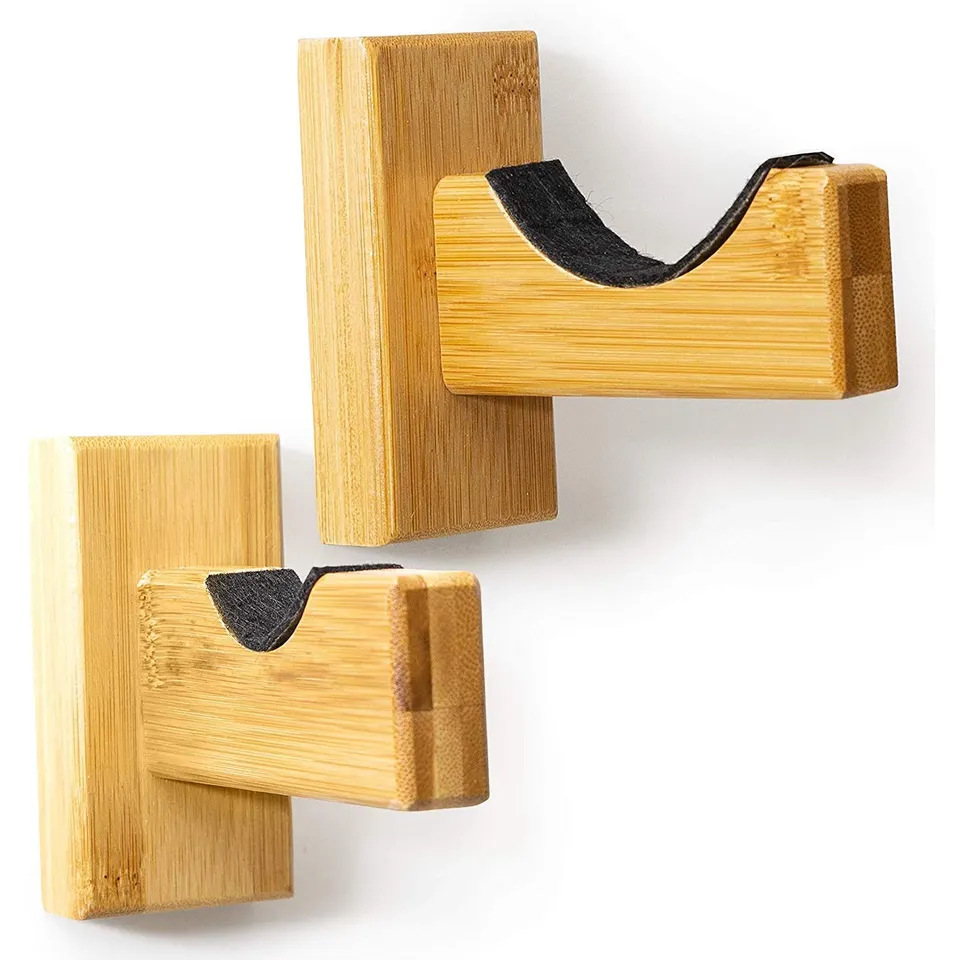 Nórdico gancho de madera maciza palo de madera creativa para soporte de exhibición palo de madera soporte directo de fábrica al por mayor